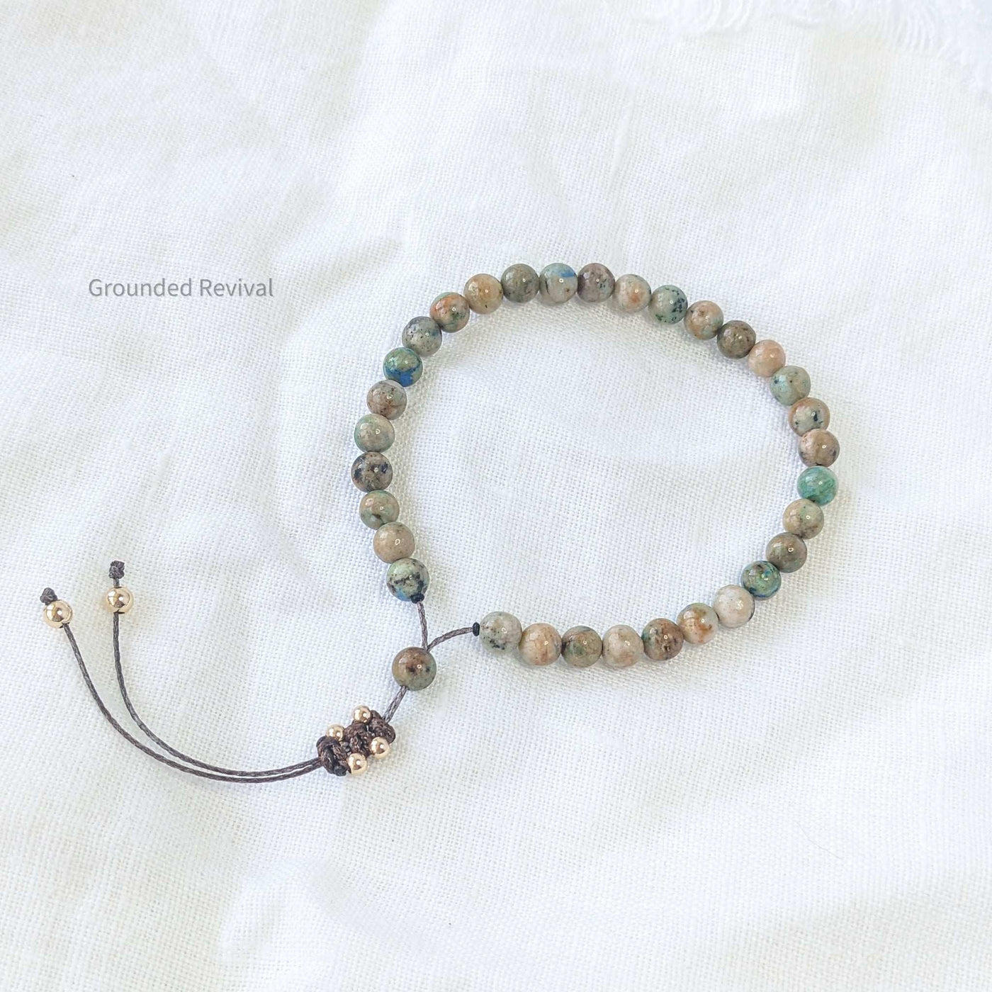 Chrysocolla Tasbih Bracelet | Women's Dhikr Beads - 33 Beads, 6mm