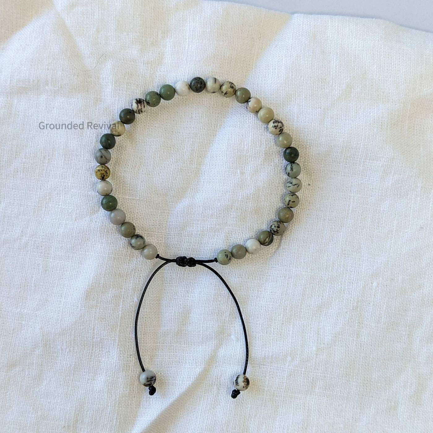 Green Jasper Tasbih Bracelet | Men's Misbaha - 33 Beads, 5.5mm