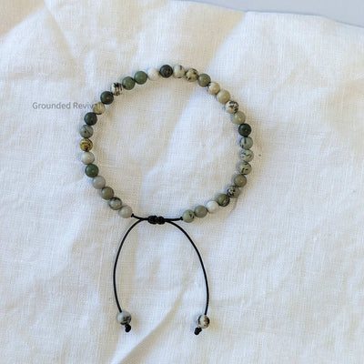 Green Jasper Tasbih Bracelet | Men's Misbaha - 33 Beads, 5.5mm