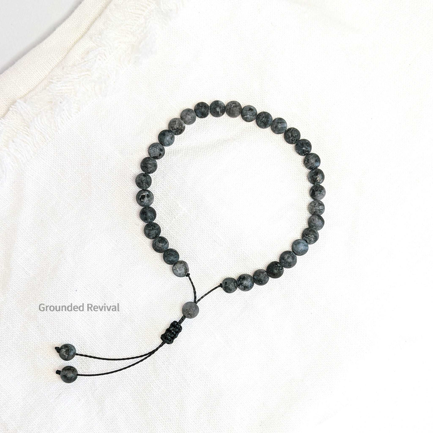 Labradorite Tasbih Bracelet | Men's Misbaha, 33 Beads
