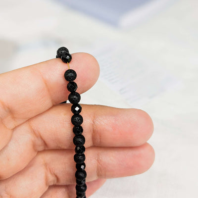 Lava Spinel Tasbih Chain Bracelet, islamic_prayer_beads - Grounded Revival