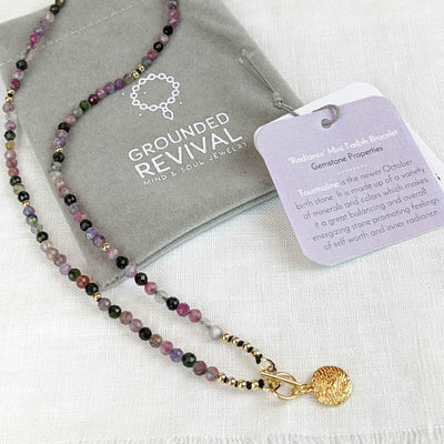 Tourmaline Silk Tasbih Necklace, islamic_prayer_beads - Grounded Revival