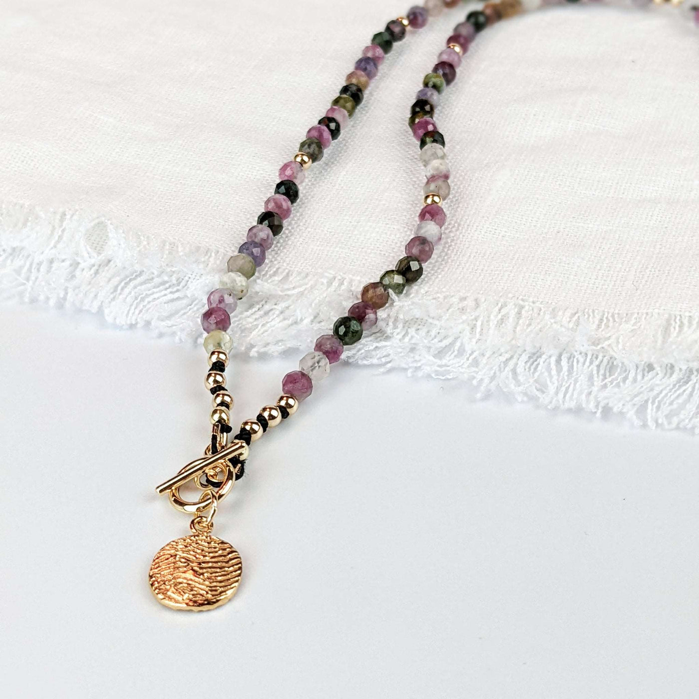 Tourmaline Silk Tasbih Necklace, islamic_prayer_beads - Grounded Revival