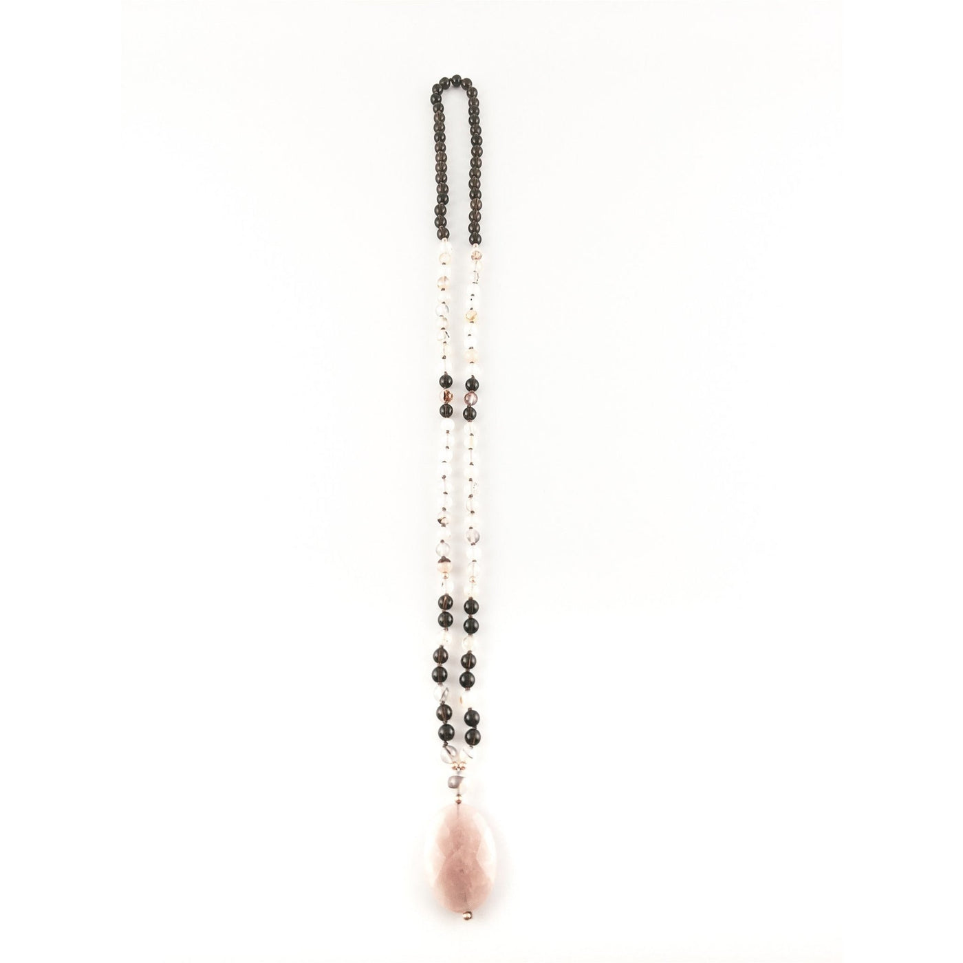 Sardonyx Rose Quartz Tasbih, islamic_prayer_beads - Grounded Revival