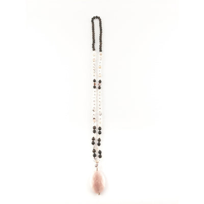 Sardonyx Rose Quartz Tasbih, islamic_prayer_beads - Grounded Revival